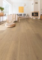 Hebeta-Organic-Rigid-Core van Hebeta in de kleur Bruin-Eiken - PVC vloeren